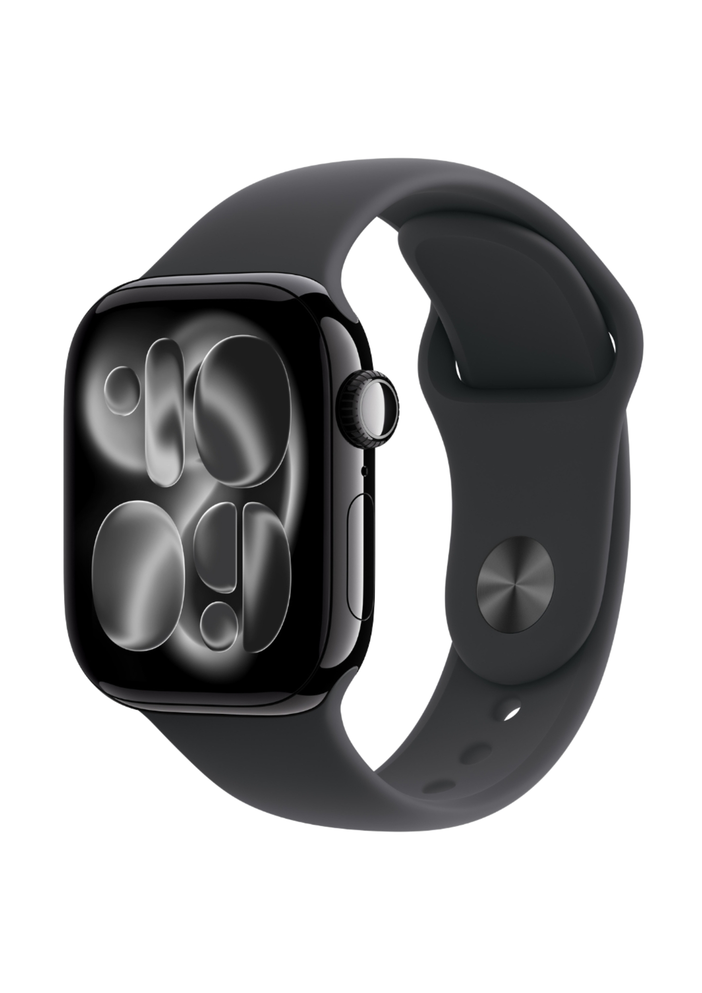 Apple Watch Series 11 GPS 42mm Jet Black Aluminium Case with Black Sport Band-S|M